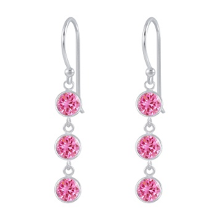 Cubic Zirconia Dangle Earrings