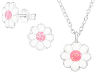 Daisy Necklace and Earring Set