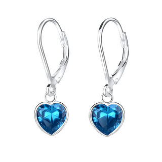 Heart - Blue Cubic Zirconia