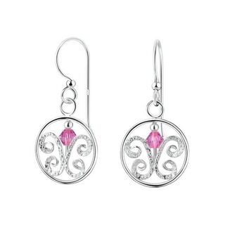 Butterfly - Sterling Silver Drop Earrings