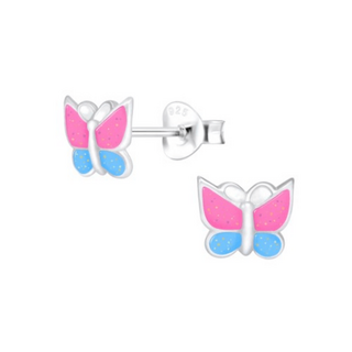 Butterfly Sterling Silver Earrings