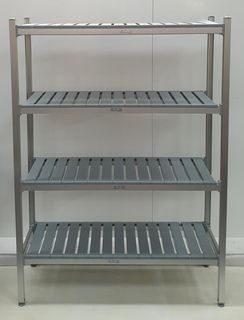 CCE Aluminum Shelving 4 Tier @ 610mm Deep and 2000mm High