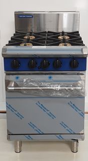 Blue Seal 4 Burner with Static Oven - New - $6295 + GST 