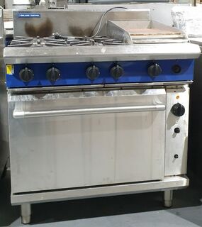 Blue Seal 4 Burner + Griddle with Gas Convection Oven - Used - Nat Gas - $4895 + GST