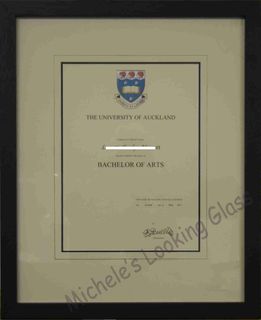 Auckland Uni certificate
