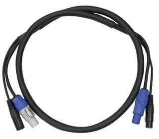 Show Pro DMX Cable 3m 5pin / powerCON Combo