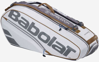 Babolat Wimbledon 6RH White Grey Tennis Bag