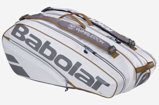 Babolat Wimbledon 9RH White Grey Tennis Bag