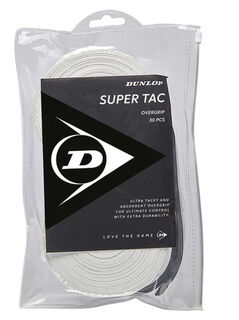 Dunlop Super Tac 30 PCS Overgrip White
