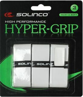 Solinco HyperGrip White Overgrip 3 Pack