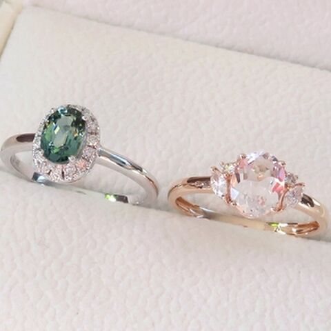 White & Rose Gold Gemstone Jewellery | Elegant and Timeless Designs
