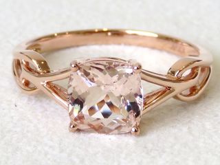 9k Rose Gold 1.46ct Morganite Ring
