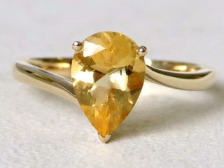 9k Yellow Gold 1.61ct Citrine Ring