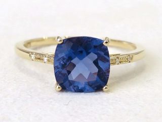 9k Yellow Gold 2.59ct Fluorite Ring 