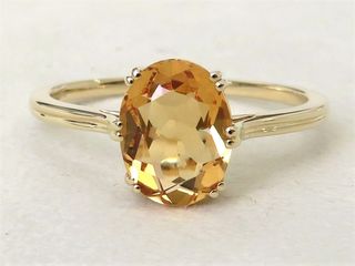 9k Yellow Gold 1.79ct Citrine Ring