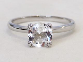 9k White Gold 1.3ct Danburite Ring