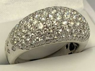 9k White Gold 2ct Moissanite Ring Custom Made (20% Deposit of $1670)