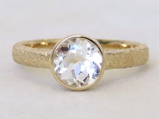 9k Yellow Gold 1.3ct Danburite Ring