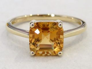 9k Yellow Gold 2.1ct Citrine Ring