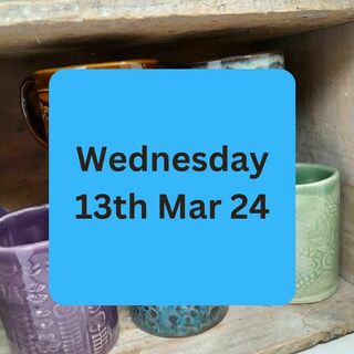 Mug Making Workshop 13th March