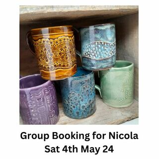 Mug Making Workshop 4th May 24 - Nicola