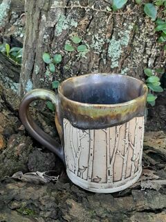 Stoneware Mug - Forest Dark