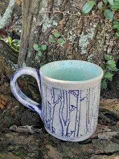 Stoneware Mug - Forest Light