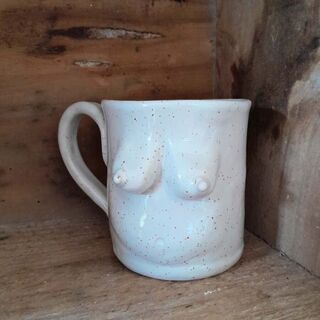 Boob and Belly Mug - White