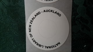 National Library of New Zealand Auckland  DVD labels