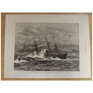 Wreck Of The Tasmania - The Graphic 1887