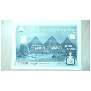 CLARKE'S 'Pyramid' Night Lights Full page Illustrated London News 1895