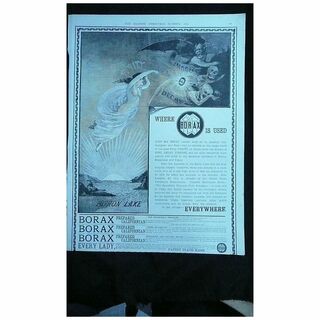 CALIFORNIAN BORAX - Original Full Page Advert The Graphic 1885