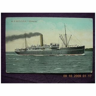 Hudart Parker & Co 'S.S.Ulimaroa' Vintage Souvenir Postcard
