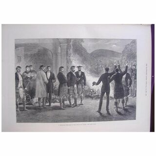 'A Highland Welcome To The Prince Of Wales' - Illustrated London News Sept. 28 1881
