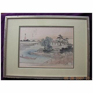 1920's Japanese Water Colour Painting