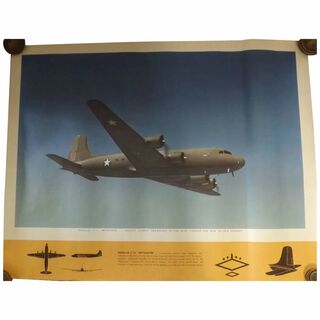 WW11 USA Original Propaganda Photographic Print - Douglas C - 54 SKYMASTER