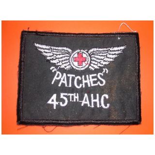 VIETNAM War 45th Ambulance Helicopter Company Shoulder Patch