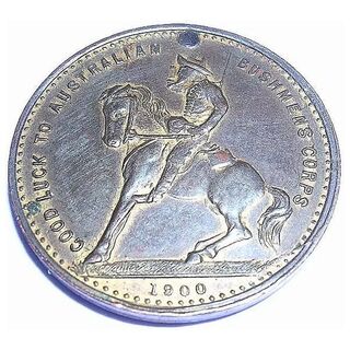 RARE BOER War Australian Commemorative Medallion 1900