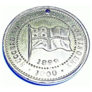 1900 Boer War Medallion 'Success to New Zealand Contingent 1899-1900'