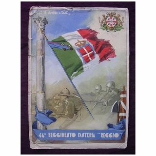 Italian FASCIST PARTY Propaganda Post Card Circa 1939