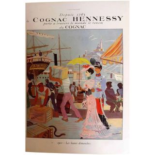 L'Illustration French Magazine Original Cognac HENNESSY DECO Advertisement 1937