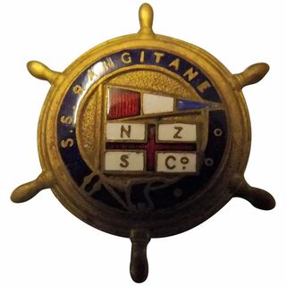 S.S. Rangitane Ships Souvenir Badge