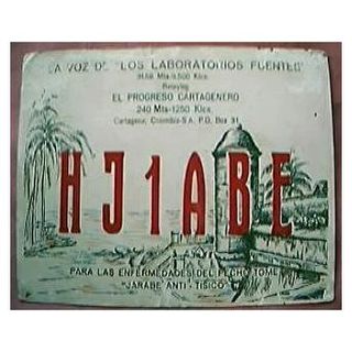Vintage Radio Station Advertising Postcard 1936