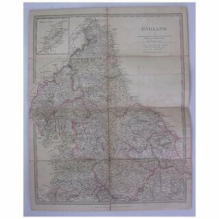 1831 MAP of The North of England - William IV Period