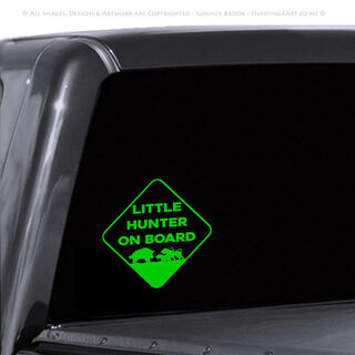 Little People On Board Premium Vinyl Decals from Hunting4Art NZ
