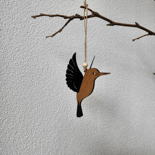 Rimu Ornament: Kingfisher