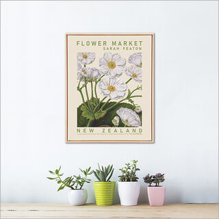 Framed printed Canvas wall art : SF Mountain Lily