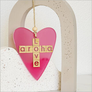 Ornament Heart 9 : Aroha + Love