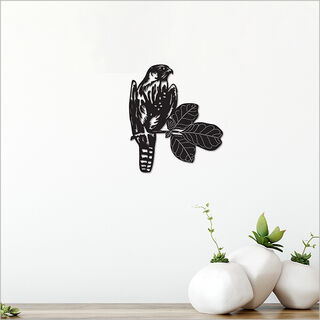 Black Acrylic: Karearea Falcon