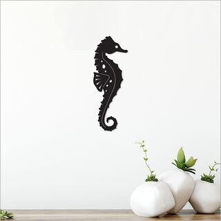 Black Acrylic: Seahorse